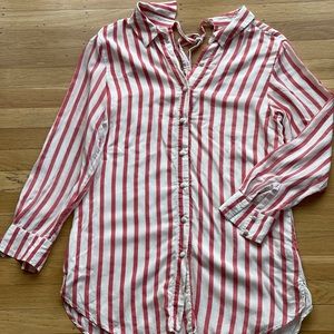 L’Academie | Red&Wht Striped LongSleeve Dress | XS